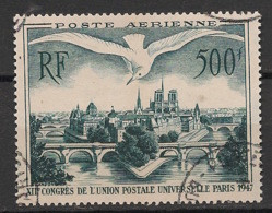 FRANCE - 1947 - Poste Aérienne PA N°YT. 20 - Congrès De L'UPU - Oblitéré / Used - 1927-1959 Matasellados