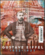 Saint Pierre And Miquelon 2023. Gustave Eiffel, Engineer (MNH OG) Souvenir Sheet - Nuevos
