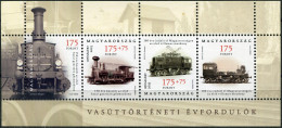 Hungary 2023. Railway History Anniversaries (MNH OG) Souvenir Sheet - Neufs