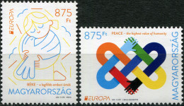 Hungary 2023. Peace - Humanity's Highest Value (MNH OG) Set Of 2 Stamps - Neufs