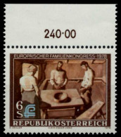 ÖSTERREICH 1978 Nr 1587 Postfrisch ORA X80985A - Neufs