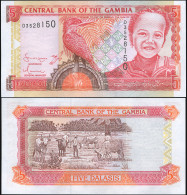 Gambia 5 Dalasis. ND Paper Unc. Banknote Cat# P.20c - Gambia