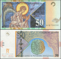 Macedonia 50 Denari. 08.09.1996 Unc. Banknote Cat# P.15a - Nordmazedonien