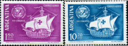 283202 MNH ARGENTINA 1960 8 CONGRESO DE LA UNION POSTAL DE AMERICA Y ESPAÑA - Neufs