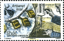 263815 MNH SAN PEDRO Y MIQUELON 2011 ARTESANIA LOCAL - Unused Stamps