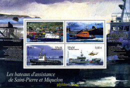 271934 MNH SAN PEDRO Y MIQUELON 2011 BARCOS DE ASISTENCIA - Unused Stamps