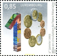 278196 MNH LUXEMBURGO 2012 10 ANIVERSARIO DEL EURO - Other & Unclassified