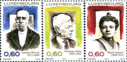 321069 MNH LUXEMBURGO 2014 PERSONALIDADES - Other & Unclassified