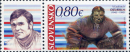 337516 MNH ESLOVAQUIA 2015 VLADIMIR DZURILLA - JUGADOR DE HOCKEY SOBRE HIELO - Nuovi