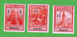 MAC568- MACAU 1925 IMP. POSTAL Nº 3_ 5- MLH - Ongebruikt