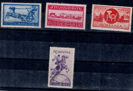 ROMANIA 1944 POSTAL AND RAILWAY SERVICES MI No 817-20 MNH VF!! - Unused Stamps