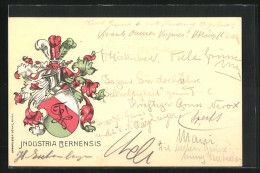 AK Bern, Industria Bernensis, Studentenwappen  - Studen