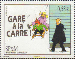 581886 MNH SAN PEDRO Y MIQUELON 2010 COMICS - Unused Stamps
