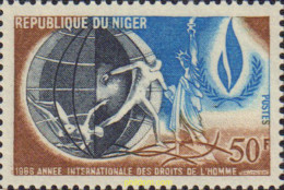 585734 MNH NIGER 1968 AÑO INTERNACIONAL DE LOS DERECHOS DEL HOMBRE - Niger (1960-...)