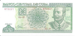 CUBA 5 PESOS 2011 UNC P 116 L - Cuba