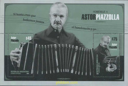 610540 MNH ARGENTINA 2018 HOMENAJE A ASTOR PIAZZOLLA (1921-1992) - Ongebruikt