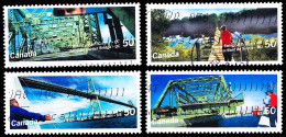 Canada (Scott No.2100-03 - Ponts / Bridges) (o) Set Of 4 - Usati