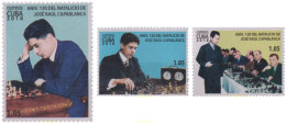 623211 MNH CUBA 2018 130 ANIVERSARIO DEL NACIMIENTO DE JOSE RAUL CAPABLANCA - Unused Stamps