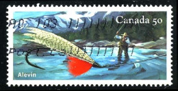 Canada (Scott No.2087a - Mouches à Pêche / Fishing Flies) (o) From SS 12.5 X 13.1 - Used Stamps