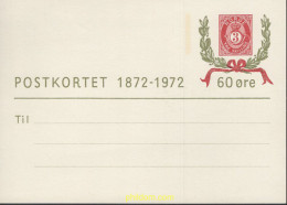 660513 MNH NORUEGA 1972 ENTERO POSTAL - Nuovi