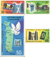 674389 MNH TOGO 1970 10 ANIVERSARIO DE LA INDEPENDENCIA - Togo (1960-...)