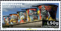 683442 MNH LUXEMBURGO 2022 DIA DEL SELLO EN DIFFERDANGE - Otros & Sin Clasificación