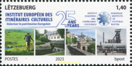 702682 MNH LUXEMBURGO 2023 ITINERARIOS DEL INSTITUTO EUROPEO DE CULTURA - Otros & Sin Clasificación