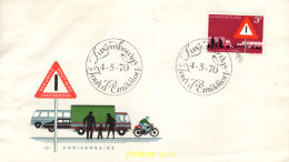 705406 MNH LUXEMBURGO 1970 SEGURIDAD VIAL - Otros & Sin Clasificación