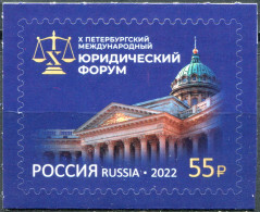 Russia 2022. St. Petersburg International Legal Forum (MNH OG) Stamp - Neufs