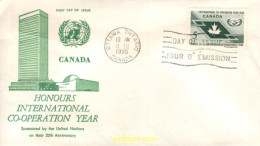 719520 MNH CANADA 1965 AÑO DE LA COOPERACION INTERNACIONAL Y 20 ANIVERSARIO DE LAS NACIONES UNIDAS - Autres & Non Classés