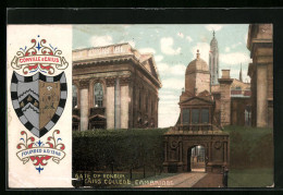 Pc Cambridge, Caius College, Gate Of Honour, Wappen Conville & Caius - Cambridge