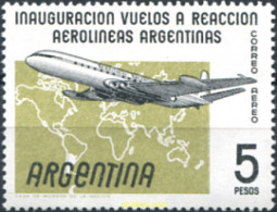 731938 HINGED ARGENTINA 1959 INAUGURACION DE LOS VUELOS A REACCION DE AEROLINEAS ARGENTINAS - Neufs