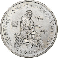 Allemagne, République De Weimar, 3 Mark, Walther Von Der Vogelweide, 1930 - 3 Mark & 3 Reichsmark