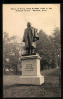 AK Amherst, MA, Statue Of Henry Ward Beecher  - Autres & Non Classés