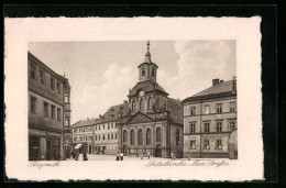 Präge-AK Bayreuth, Spitalkirche Max Strasse  - Bayreuth