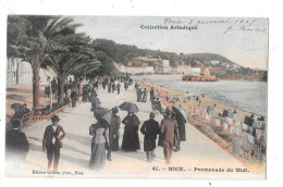 NICE - 06 -  CPA COLORISEE -  Promenade Du Midi-  TOUL 8 - - Bauwerke, Gebäude