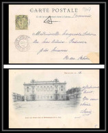 01348 Bouches Du Rhone Lettre Sage N°106 Taxe Meyrargues Pour Entressen Miramas 1900 Carte Postale Ecole Des Beaux Arts - 1859-1959 Lettres & Documents