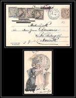 09686 Carte Postale PFB Série 2800 Taxé Bouches Du Rhone N°107 + Taxe 8c 1903 Marseille Cours Du Chapitre A3 - 1859-1959 Lettres & Documents