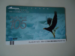 JAPAN   NNT     CARDS  BIRDS EAGLES 430-008 DISCOUNT 0.15 PER PIECE - Eagles & Birds Of Prey