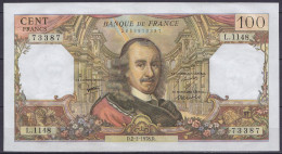 France - Billet 100 Francs Corneille 2-2-1978 SUP - Voir Scans - 300 F 1938-1939