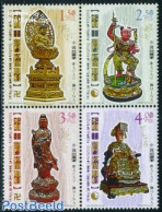 Macao 2010 Wooden Figures 4v [+] Or [:::], Mint NH, Art - Art & Antique Objects - Unused Stamps