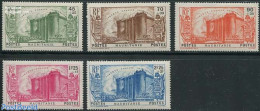 Mauritania 1939 French Revolution 150th Anniversary 5v, Mint NH, Art - Castles & Fortifications - Châteaux
