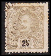 1895. PORTUGA. Carlos I. 2½ REIS. (Michel 124) - JF546180 - Oblitérés