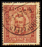 1892. PORTUGAL. Carlos I. 100 REIS. Perforated 13½  (Michel 74C) - JF546256 - Oblitérés