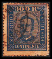 1892. PORTUGAL. Carlos I. 300 REIS. Perforated 13½ Rust. (Michel 77C) - JF546260 - Oblitérés