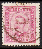 1892. PORTUGAL. Carlos I. 10 REIS. Perforated 11½  (Michel 67A) - JF546263 - Oblitérés