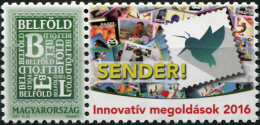 Hungary 2016. Innovative Solutions - Sender! (MNH OG) Block - Unused Stamps