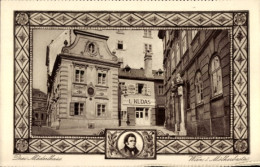 CPA Wien 1. Innere Stadt , Mölkerbastei, Drei Mäderlhaus, Österr. Komponist Franz Schubert - Personnages Historiques