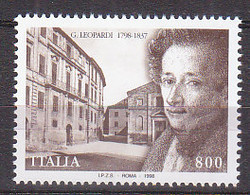 Y1332 - ITALIA Ss N°2358 - ITALIE Yv N°2311 ** LITTERATURE - 1991-00: Mint/hinged