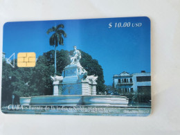 CUBA-(CU-ETE-0030)-Fuente De La India-(103)-($10)-(0001830832)-used Card+1card Prepiad Free - Kuba